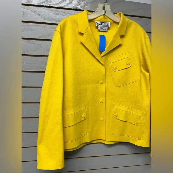 Carlisle Vibrant Yellow Blazer - Picture 4 of 5